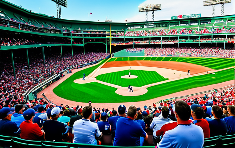 야구 박물관 및 역사적 장소 소개 - **Prompt:** A baseball museum exhibit featuring Babe Ruth's bat displayed behind glass, historical a...