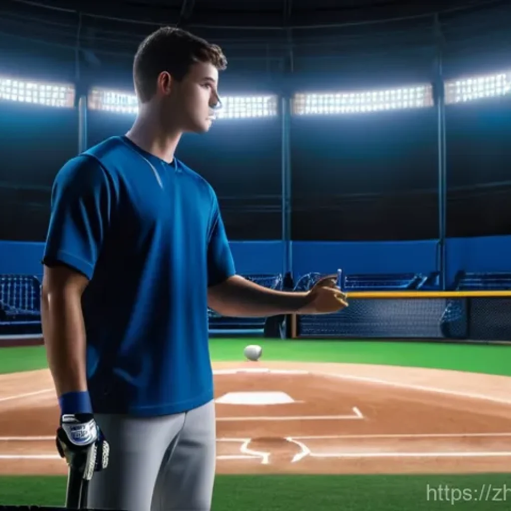 야구 타격 훈련 소프트웨어 리뷰 - **Prompt 1: Data-Driven Baseball Training**
    "A young adult male baseball player, approximately 2...