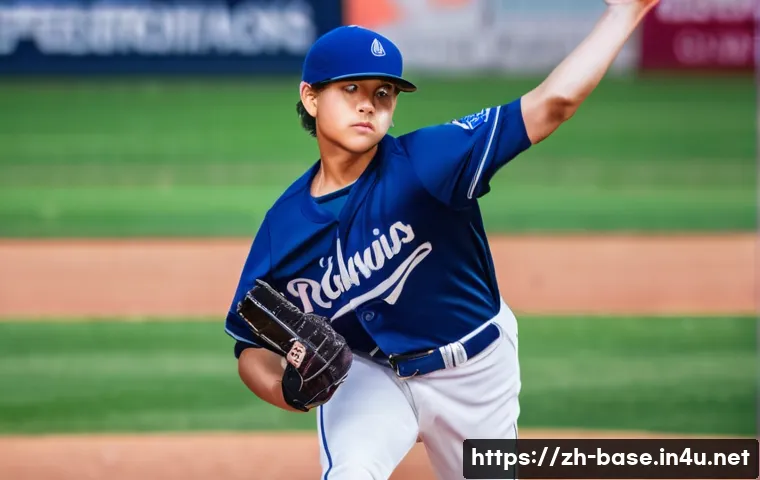 야구 관련 최신 뉴스 및 트렌드 - A dynamic scene of a young baseball rookie pitcher in action on the mound during a professional leag...